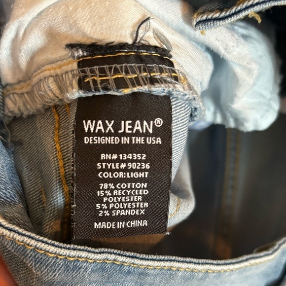 Wax Jeans Co. Sustainable Denim Shorts Size Large - Picture 4 of 4